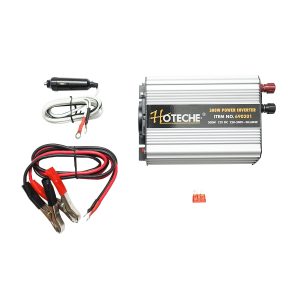 Invertor tensiune electrica 12V-220V/300W cu port USB 5V/1000mA Hoteche