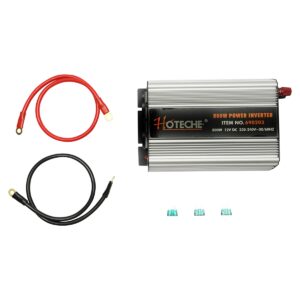 Invertor tensiune electrica 12V-220V/800W cu port USB 5V/1000mA Hoteche