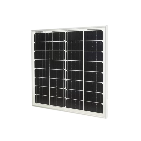 Panou solar 30W fotovoltaic monocristalin cu cablu de conectare 90cm si tensiune maxima 18V 420x405x25mm Thor