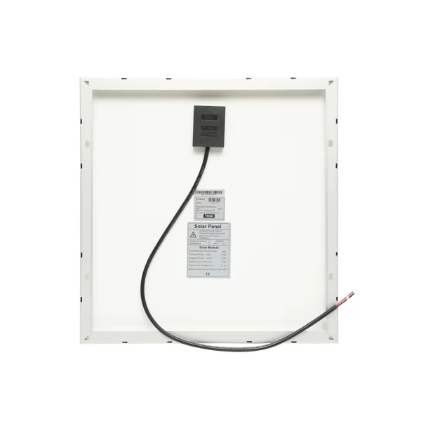 Panou solar 30W fotovoltaic monocristalin cu cablu de conectare 90cm si tensiune maxima 18V 420x405x25mm Thor