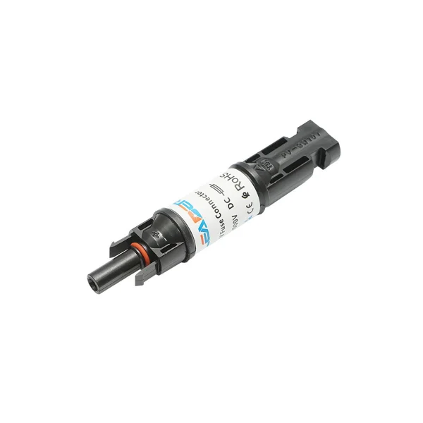 Conector MC4 cu siguranta fuzibila 10x38mm, 15A, 1000V DC pentru sisteme solare fotovoltaice IP67 Leader
