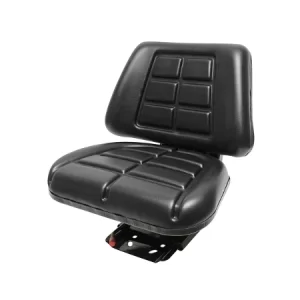 Scaun universal negru cu reglaj triplu si amortizor pentru tractor U-445