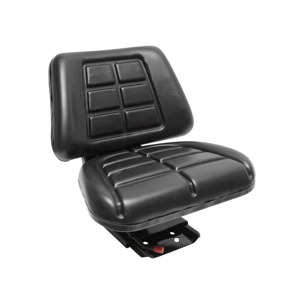 Scaun universal negru cu reglaj triplu si amortizor pentru tractor U-445