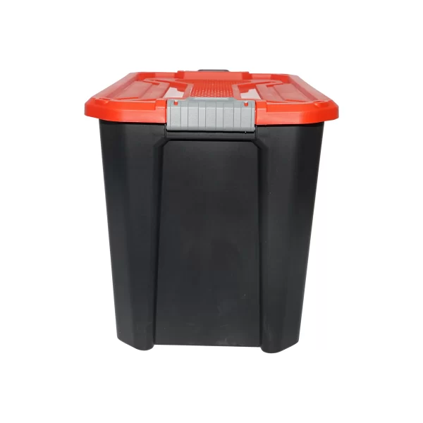 Cutie, lada depozitare heavy duty 60L cu capac, rosu 580x380x405mm Breckner Germany