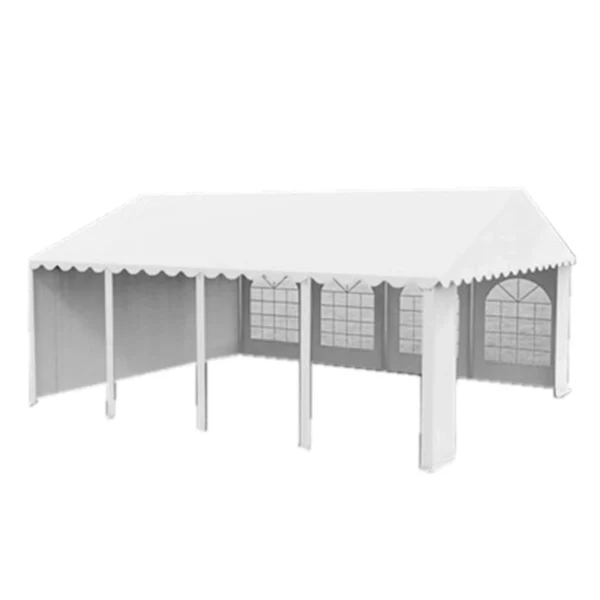 Cort pentru evenimente din PVC cu latime 3m si lungime 6m cadru din otel galvanizat