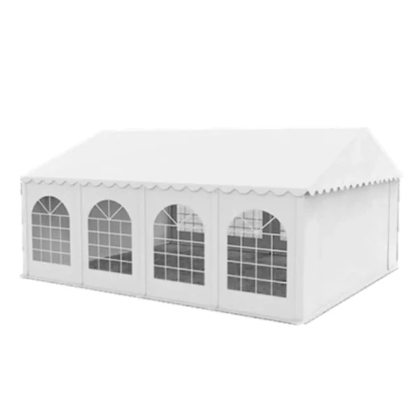 Cort pentru evenimente din PVC cu latime 4m si lungime 6m cadru din otel galvanizat