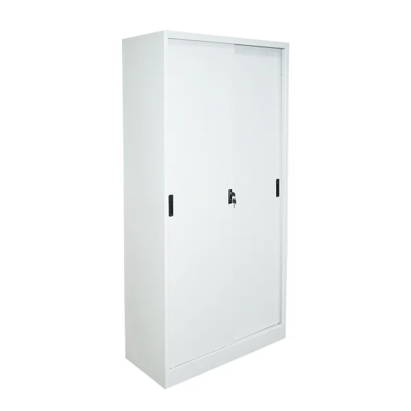 Dulap metalic cu 2 usi culisante securizate si 4 polite 1900x900x400mm