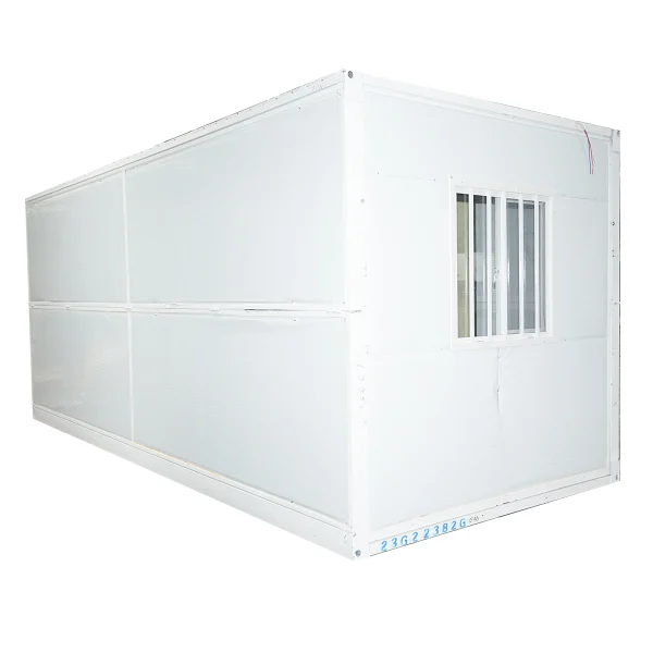 Container tip casa pliabil 5800x2460x2510mm cu usa 2 geamuri, cabina dus, wc si 2 paturi supraetajat