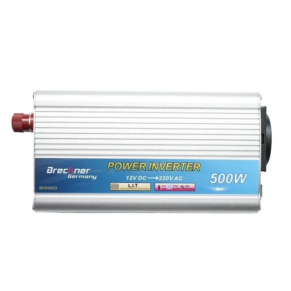 Invertor tensiune 12V-220V 500W cu unda sinusoidala modificata Breckner Germany