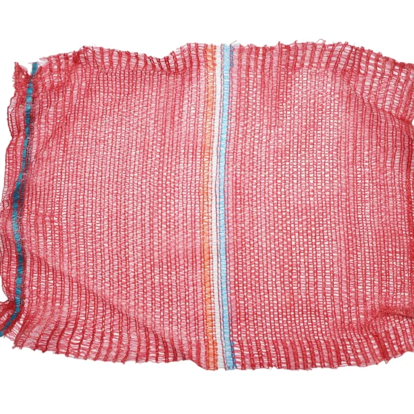 Sac plasa 600x400mm tip Raschel pentru legume 20Kg rosu