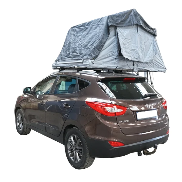 Cort auto impermeabil pentru 2 persoane, prindere pe plafon cu plaforma si scara