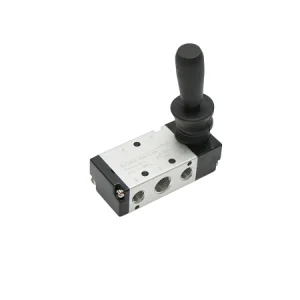 Electrovalva pneumatica 3 circuite 1/4 cu maneta
