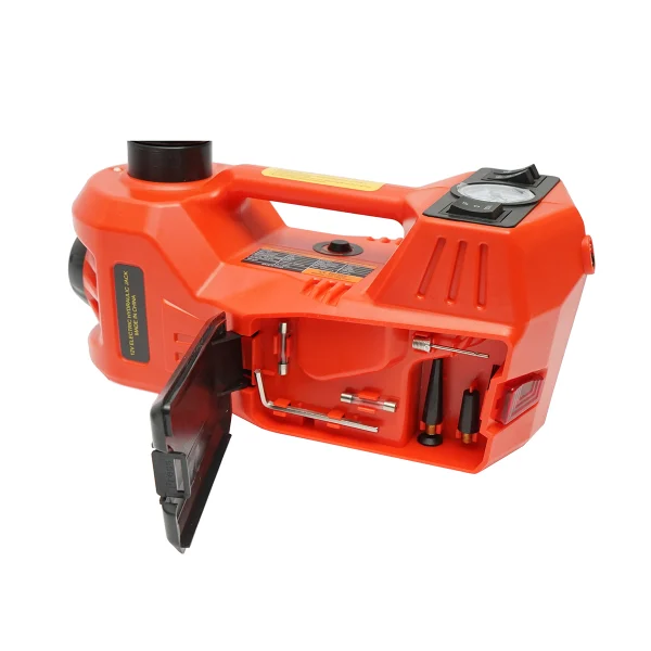 Cric hidraulic electric 5T, compresor aer si cheie de impact 12V Breckner Germany