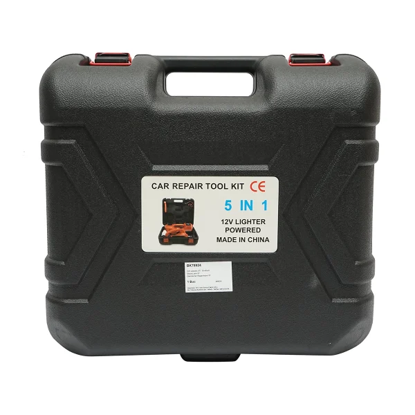 Cric hidraulic electric 5T, compresor aer si cheie de impact 12V Breckner Germany
