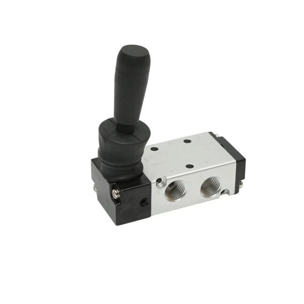Electrovalva pneumatica 3 circuite 1/4 cu maneta