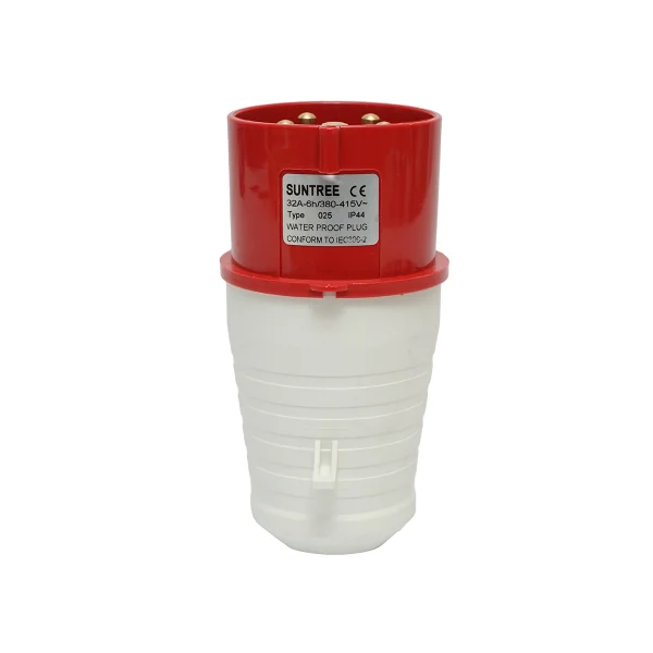 Stecher, fisa pentru priza industriala trifazata 32A, 415V, IP44, 6H Suntree