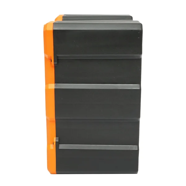 Cutie depozitare portocalie din plastic modulara, 12 sertare 267x262x157mm Breckner Germany