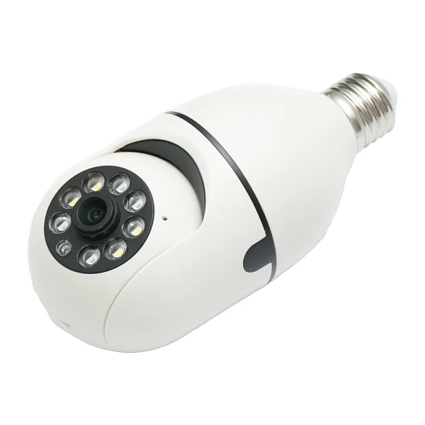 Camera de supraveghere smart-bulb PTZ, WIFI 2.4G 1080P, tip bec E27 cu senzor de miscare si aplicatie iCSee Breckner Germany