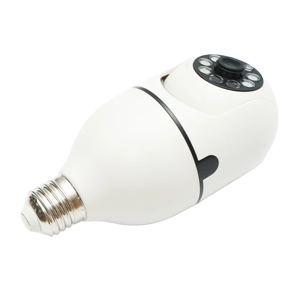 Camera de supraveghere smart-bulb PTZ, WIFI 2.4G 1080P, tip bec E27 cu senzor de miscare si aplicatie iCSee Breckner Germany