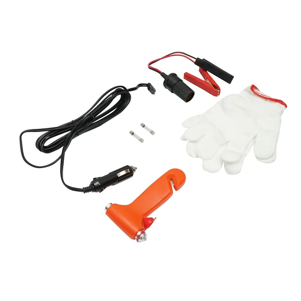 Cric hidraulic electric 5T, compresor aer si cheie de impact 12V Breckner Germany