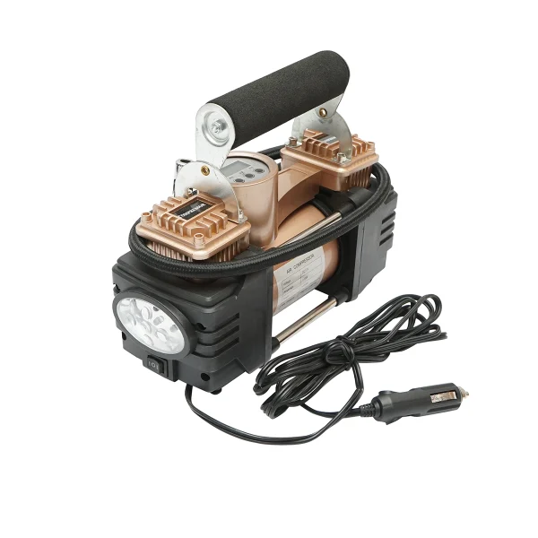 Compresor aer umflat roti 12V 180W, 150PSI, 45l/min, cablu 3m, kit pentru pana auto Breckner Germany
