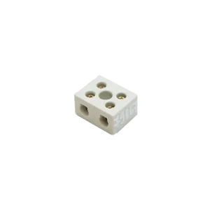 Regleta ceramica de conexiuni 15A, 2 poli 0.5-6mm Leader