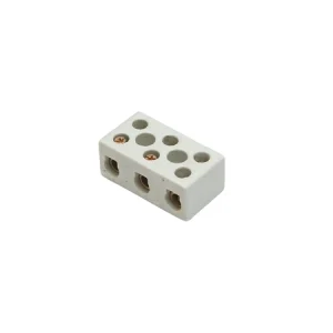Regleta ceramica de conexiuni 30A, 3 poli 0.5-6mm Leader