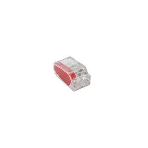 Conector rapid pentru conductor rigid 24A 450V, 2 poli 0.75-2.5mm Leader