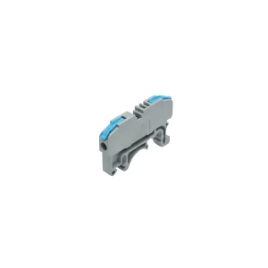 Conector rapid cablu pentru sina DIN 32A 450V, 2 poli 0.08-4mm, albastru Leader