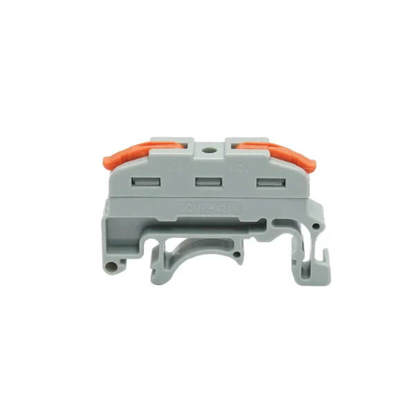 Conector rapid cablu pentru sina DIN 32A 450V, 2 poli 0.08-4mm Leader