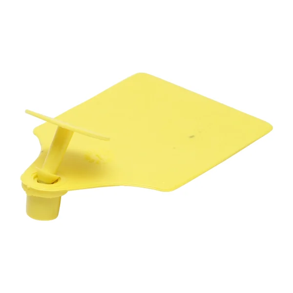 Set crotalii neinscriptionate galbene 64x95mm pentru vaci Breckner Germany
