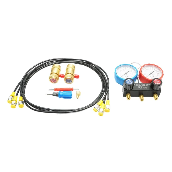 Trusa verificare si incarcare instalatii aer conditionat auto, freon R744