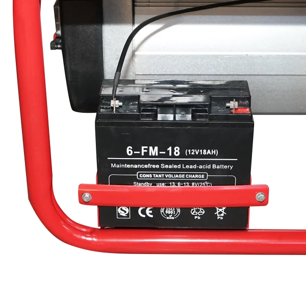 Generator electric si sudura 200A, 5KW/220V cu motor pe benzina 15 CP, pornire cheie Breckner Germany