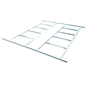 Fundatie metalica cadru otel zincat 0.6mm pentru magazie de gradina 312x257x212cm