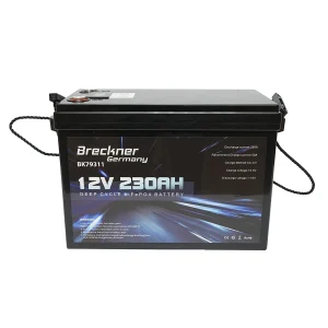 Baterie Li-ion LifePo4 12.8V, 230Ah (deep cycle) cu BMS, LCD display si protectie temperatura Breckner Germany