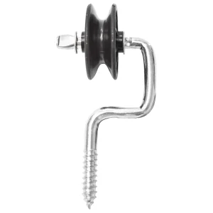 Izolator negru cu fanta fi 6.9mm 107x54mm gard electric Breckner Germany