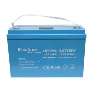 Baterie Li-ion LifePo4 12.8V, 100Ah cu BMS, Bluetooth, LCD display si protectie temperatura IP65 Breckner Germany