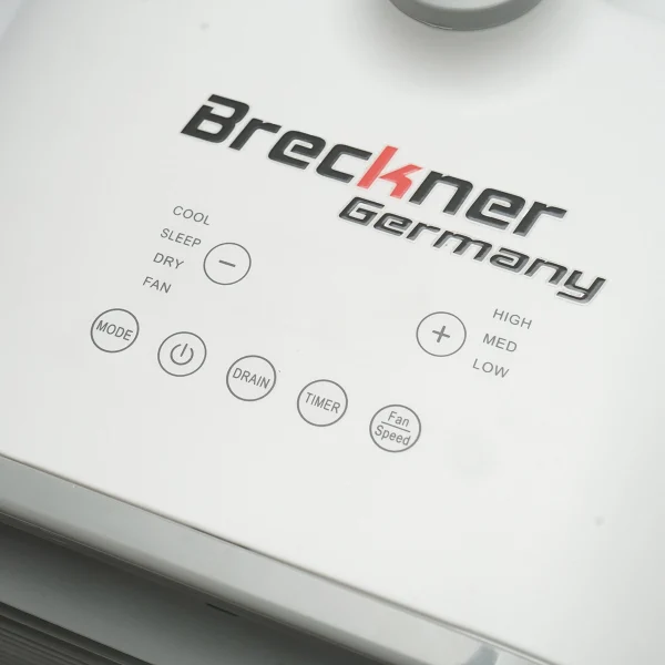 Aparat de aer conditionat portabil 4777 BTU, 600W, 220V cu functie dezumidificare, ventilatie, telecomanda, mod somn, kit instalare inclus Breckner Germany
