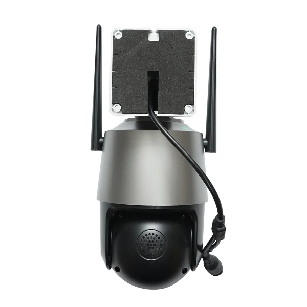 Camera de supraveghere 3 lentile, 2 obiective 9 MP, P2P WIFI 2.4GHz, PTZ cu senzor de miscare, sirena, detectie umana si aplicatie iCSee