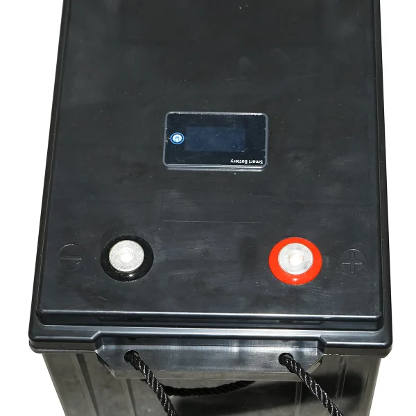 Baterie Li-ion LifePo4 25.6V / 2.56 KWh, 100Ah cu BMS, display LCD si protectie temperatura 522x238x218mm IP65 CHILWEE