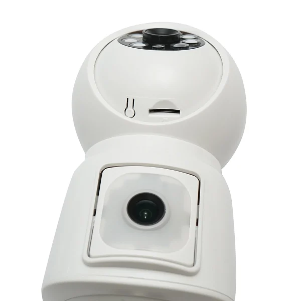Camera de supraveghere smart-bulb lentila duala 4 MP, rotativa 360 grade PTZ, WIFI 2.4GHz, tip bec E27 cu senzor de miscare si aplicatie iCSee