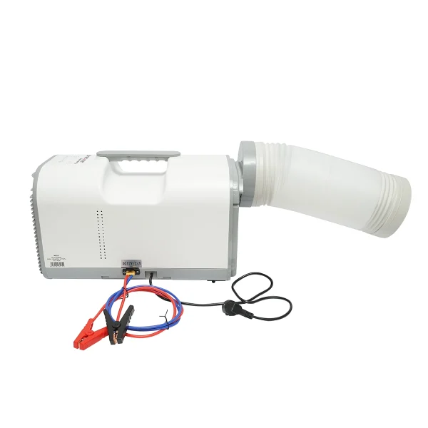 Aparat de aer conditionat portabil 4777 BTU, 600W, 12V-24V-220V cu functie dezumidificare, ventilatie, telecomanda, mod somn, kit instalare inclus Breckner Germany