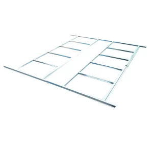 Fundatie metalica cadru otel zincat 0.6mm pentru magazie de gradina 389x260x212cm