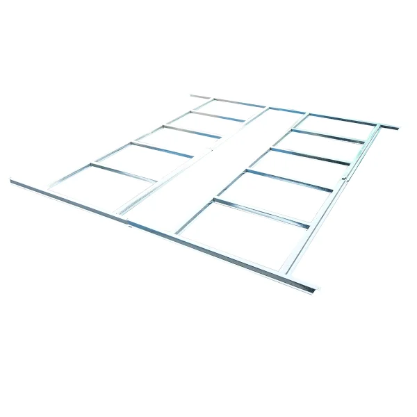 Fundatie metalica cadru otel zincat 0.6mm pentru magazie de gradina 389x260x212cm