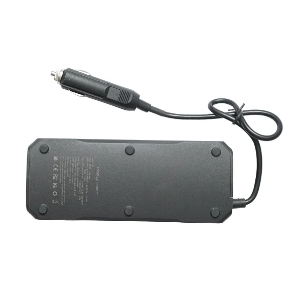 Invertor tensiune 12V-220V 200W, display digital LED, unda sinusoidala modificata, port USB, USB-C, iesire AC pentru laptop, telefon, frigider auto
