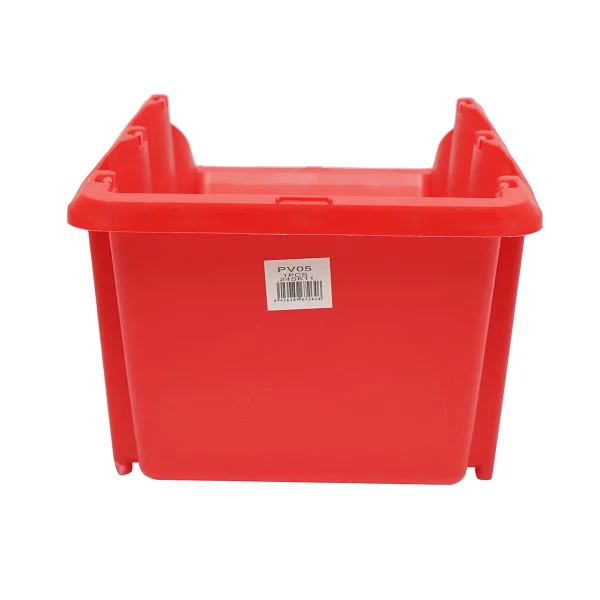 Cutie plastic depozitare rosie 360x215x155mm