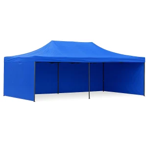 Perete lateral albastru 12m cort tip pavilion