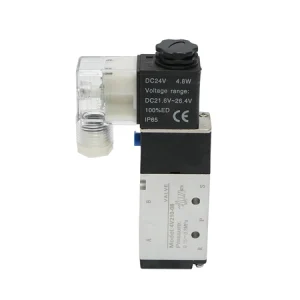 Electrovalva pneumatica 2 circuite 1/4, DC24V/4.8W, presiune max. 0.8MPa IP65