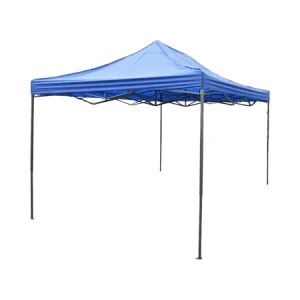 Cort tip pavilion albastru 3x4.5m, inaltime reglabila, pliabil