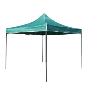 Cort tip pavilion verde 3mx3m, inaltime reglabila, pliabil Breckner Germany